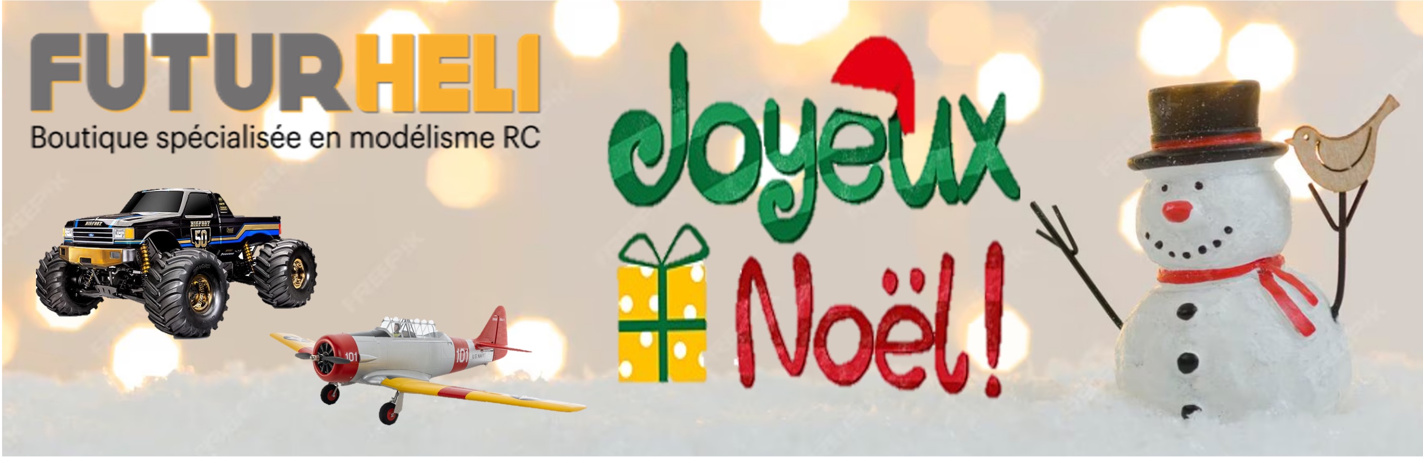 Joyeux No&euml;l modelisme Futurheli RC 